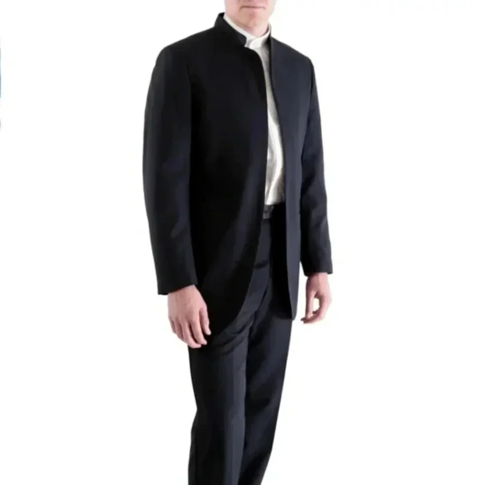 FERRECCI | Uomo Mirage Super 150 Suit/Tuxedo Jacket in Black sz 40S